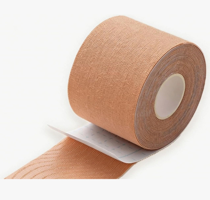 Beige Medical Adhesive Tape Roll for Fixation & First Aid, Athletic/Medical