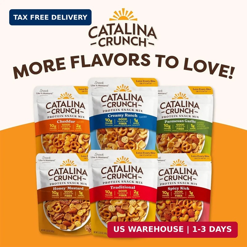 Catalina Crunch Protein Snack Mix - 10g Protein, 1g Sugar per Serving - Good Sou gallery
