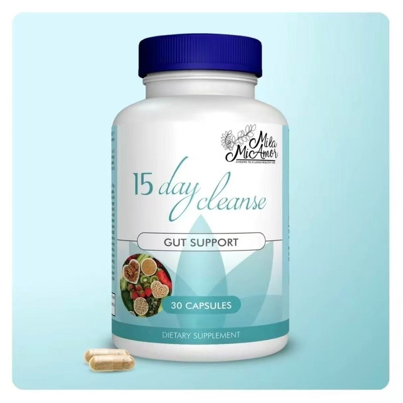 15 Day Cleanse – Gut and Colon Support | Caffeine Free | Advanced Formula with S
