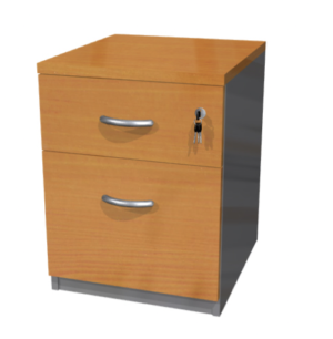 Cajonera 1 Cajón + 1 Kardex 60x45x45cm
