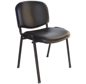 SILLA ISO NEGRA ECOCUERO