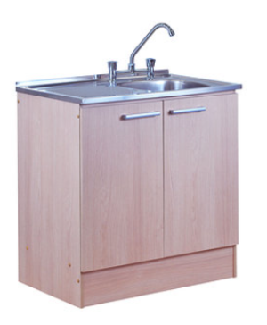 Kit Lavaplatos 80 cms - Izquierdo Beige