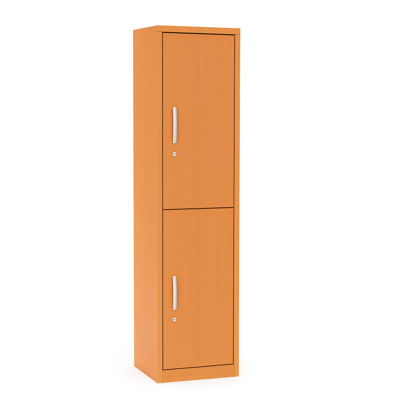 Locker de Madera - 1 Cuerpo 2 Puertas (Peral o Cerezo)