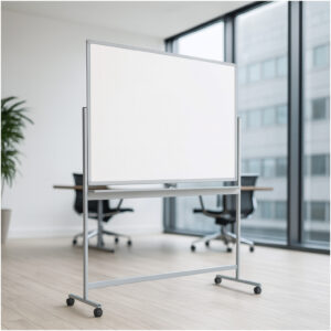 Pizarra 90×150 cm Classic Móvil Magnetica doble cara
