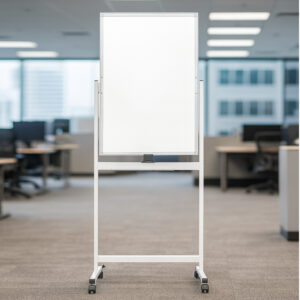 Pizarra Vertical Móvil Doble Cara 60x90cm