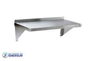 Repisa Mural Acero Inoxidable 90 cm