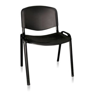 SILLA CASINO ISO PP NEGRA IMPORTADA