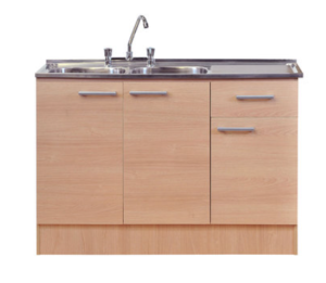 Kit Lavaplatos 120 cms - Izquierdo Beige