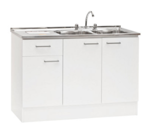 Kit Lavaplatos 120 cms - Derecho Blanco