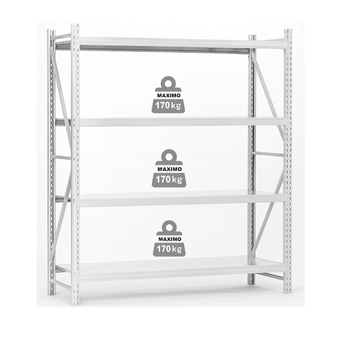 ESTANTE METALICO 2Mtrs. X 1,5Mtrs. X 50CM