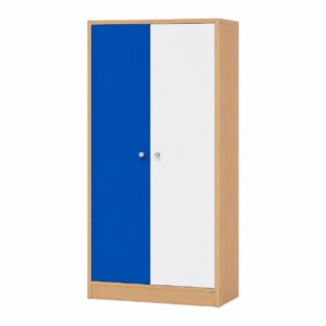 Estante Escolar Puertas de colores 165x80x40