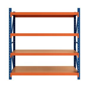 Rack Industrial 200x150x50 cm Naranjo con Azul avi