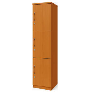 Locker de Madera – 3 Puertas (Peral o Cerezo)