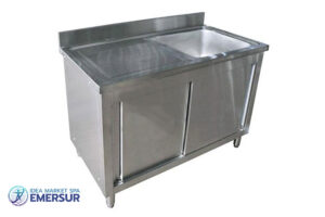 Mueble Cerrado con Lavafondos 1,2 mt.