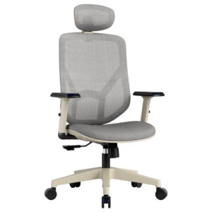 Silla Oxford Gris Con Cabecera
