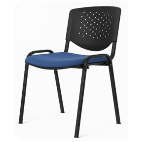 SILLA PRISMA TAPIZADA COLOR AZUL