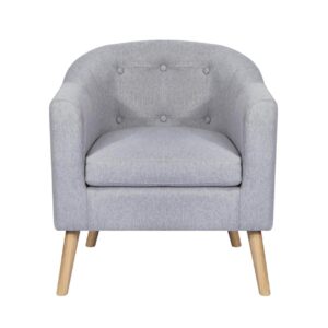 Poltrona Tapizada Moderna 70x60x77 cm