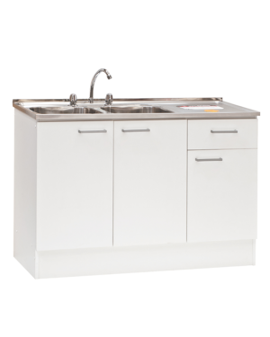 Kit Lavaplatos 120 cms - Izquierdo Blanco