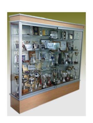 VITRINA PARA TROFEO PREMIUM 1.80 X 1.50 X 0.30